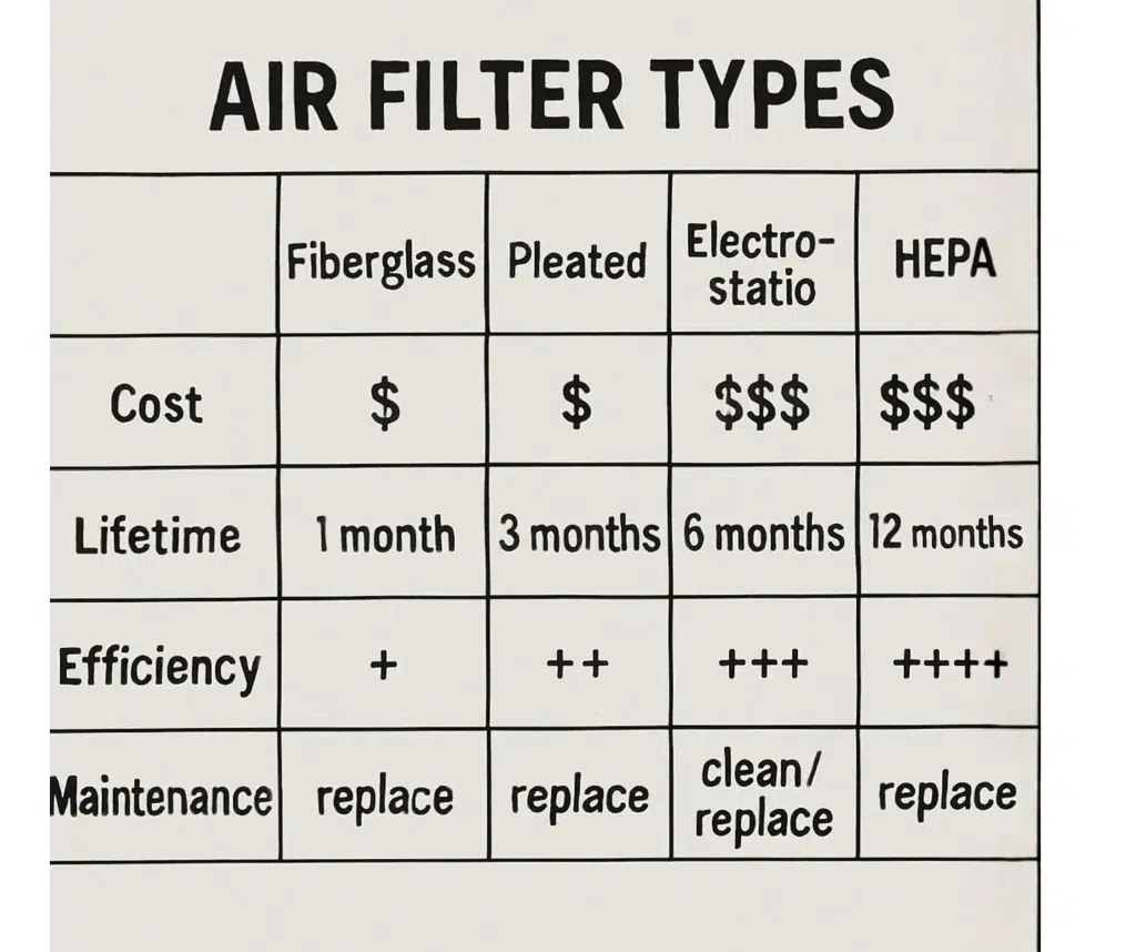 Air Filters evaluation