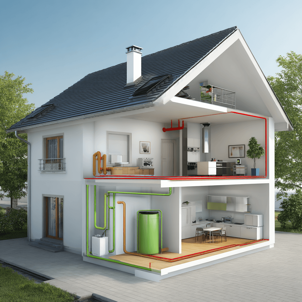 Central Heating system in multi-level homes