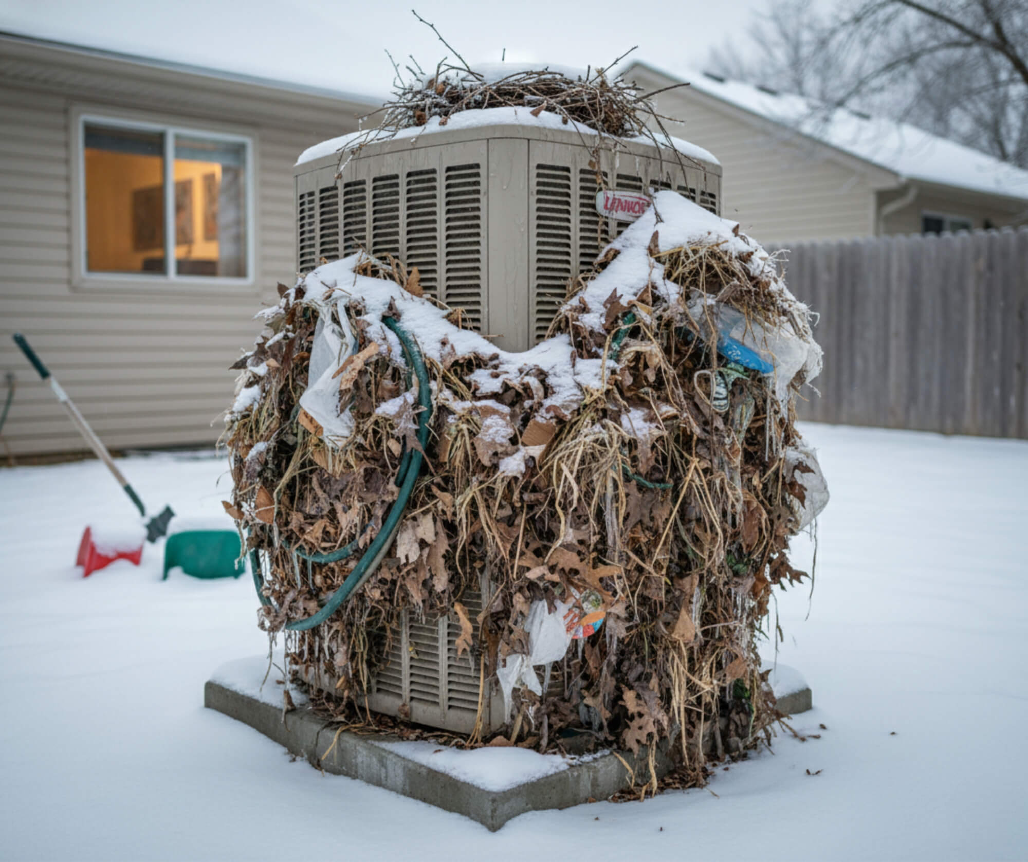 Debris in heat pump Troubleshooting