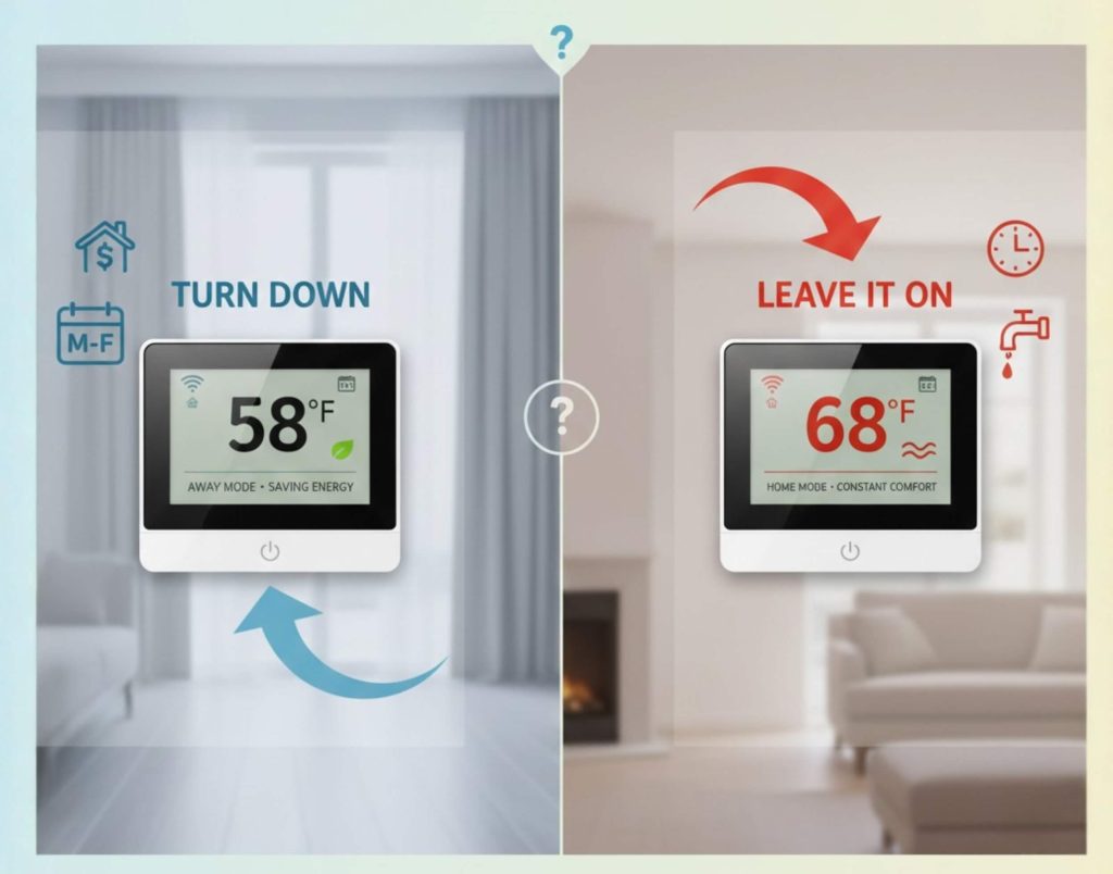 Thermostat level for Energy Savings