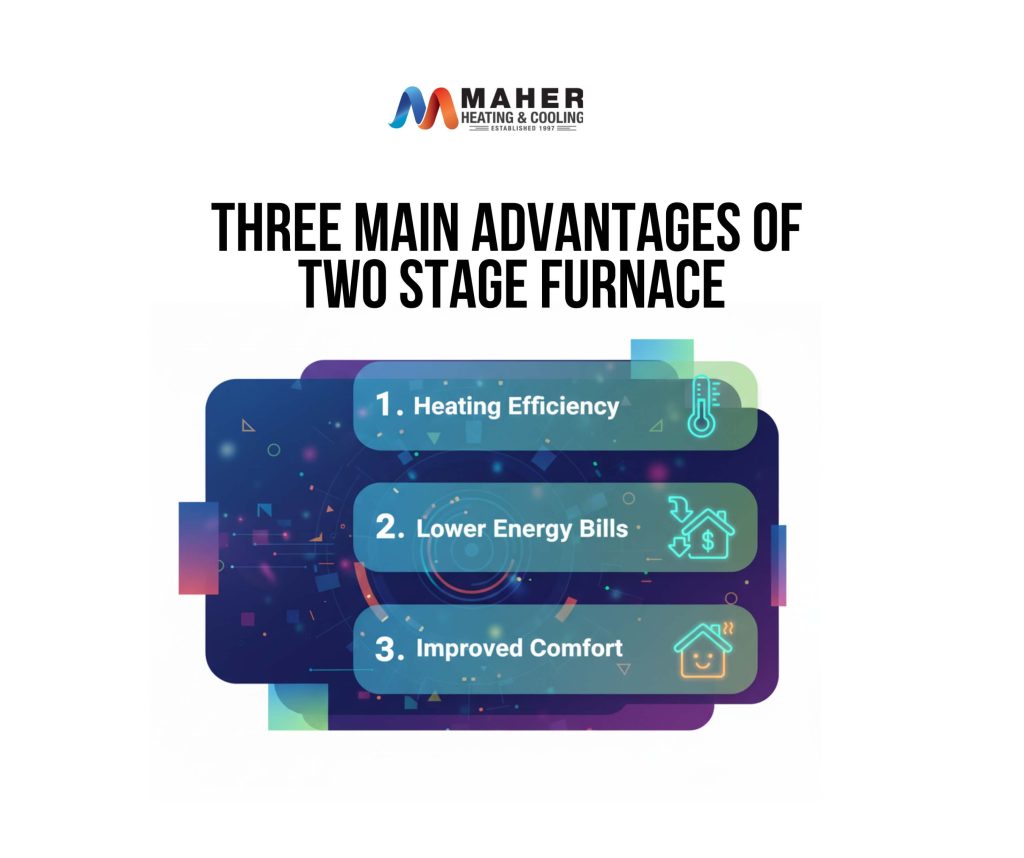 Three advantages of 2 stage Furnace